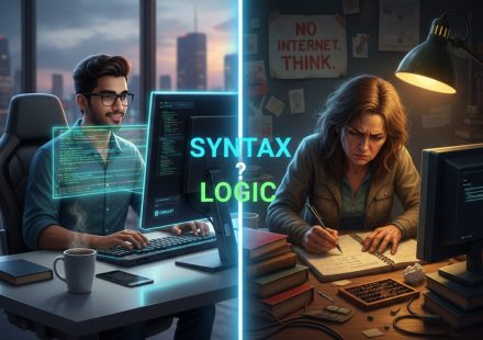 AI at work vs No AI in Interviews